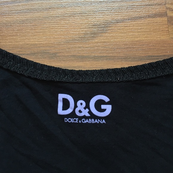 Dolce & Gabbana • Beaded "50's" Long Sleeve Tee - Picture 8 of 9